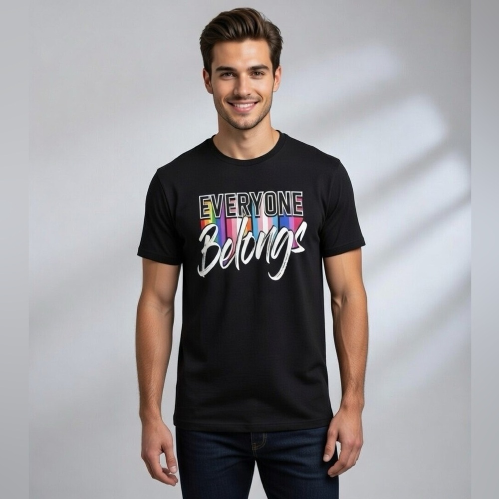 Everyone Belongs Graphic Tee Shirt